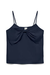 Vero Moda Top com la&ccedil;o e al&ccedil;as ajust&aacute;veis Azul