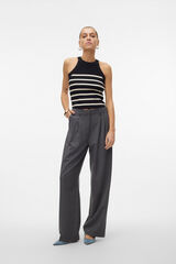 Vero Moda Top de malha gola halter  Preto