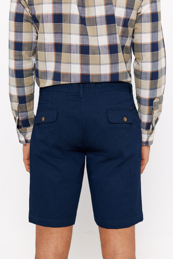 Cortefiel Bermuda chino Azul