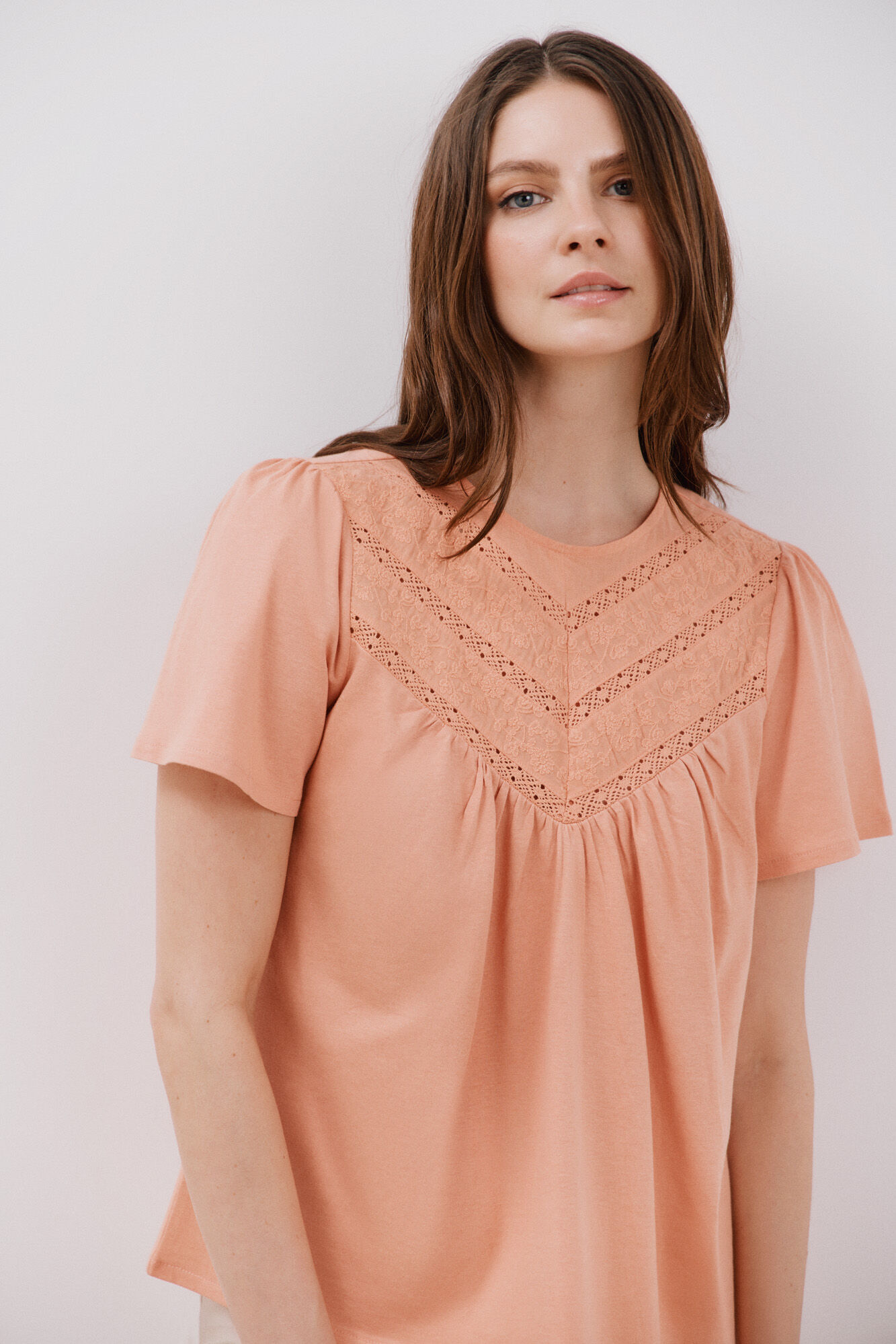 Cortefiel Camisola combinada bordada