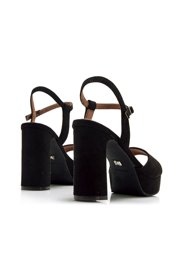 Maria Mare Sand&aacute;lia de salto alto Preto