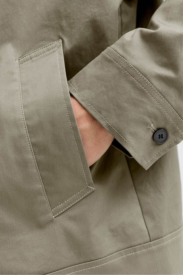 Jack & Jones Casaco curto de tecido plano Verde