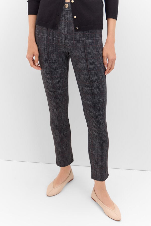 Cortefiel Leggings com abotoadura Impress&atilde;o