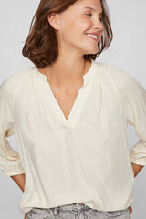 Vila Blusa manga 3/4 Gris