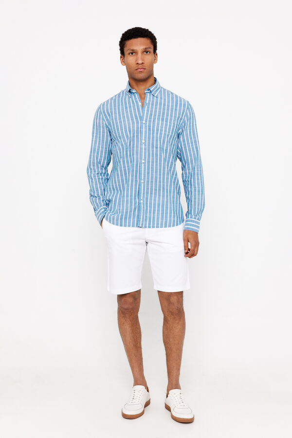 Cortefiel Bermuda chino Branco