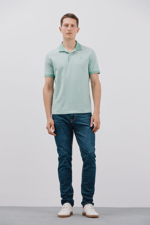 Cortefiel Polo oxford Verde