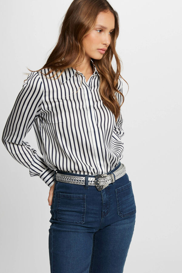 Morgan Riscas manga comprida Impressão