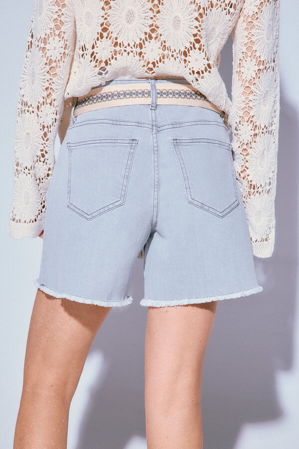 Slowlove Shorts de laço Cinzento