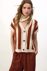 Slowlove Chaqueta rayas verticales Multicolorido