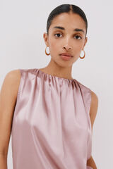 Cortefiel Top combinado Roxo