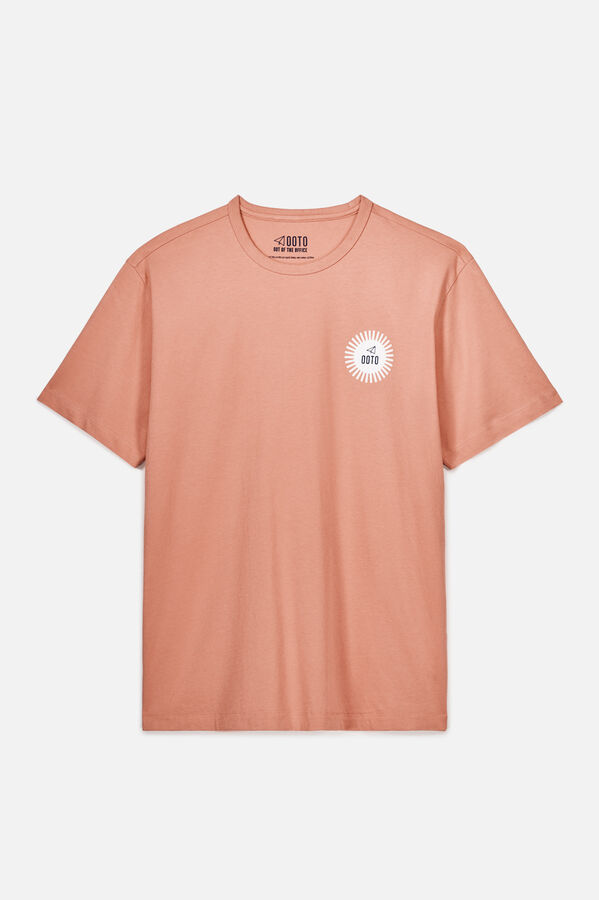 OOTO Camiseta gr&aacute;fica lavada OOTO Vermelho