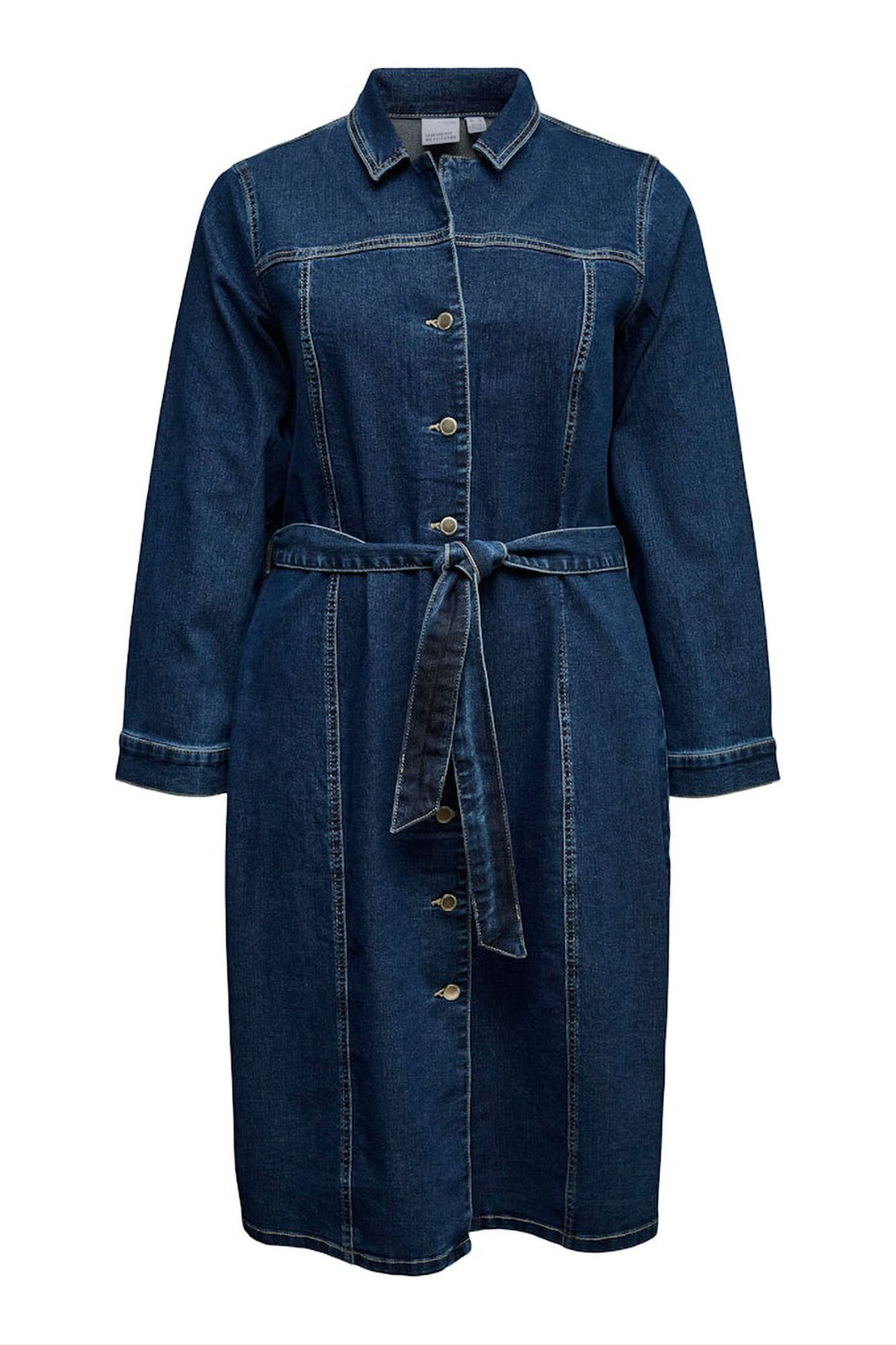 Vero Moda Curve Vestido corto vaquero talla grande