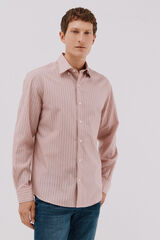 Cortefiel Camisa riscas de algod&atilde;o Tencel Subiu