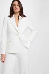 Morgan Chaqueta entallada de encaje Blanco