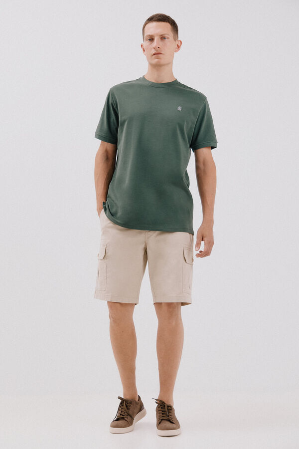 Cortefiel Bermudas cargo Tostado