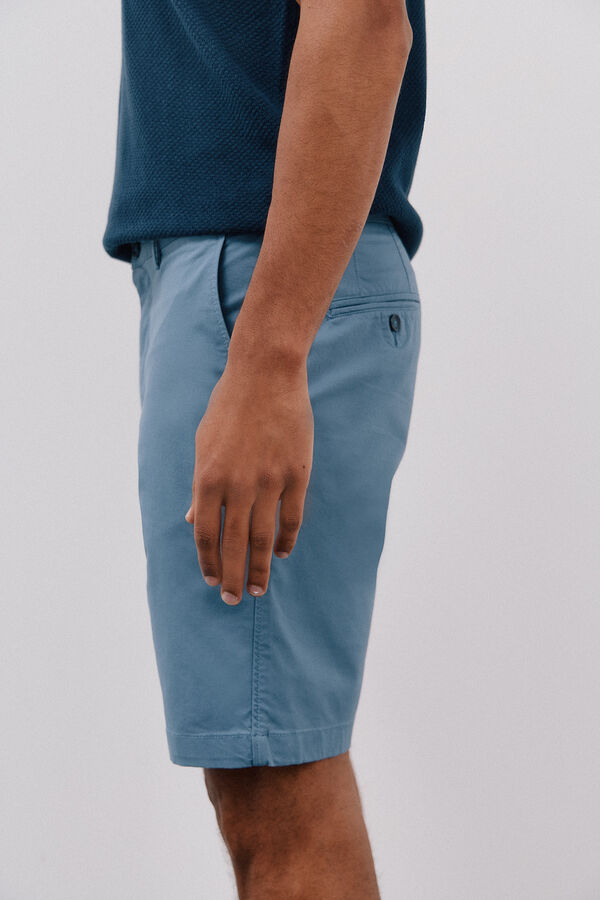 Cortefiel Bermuda chino Azul