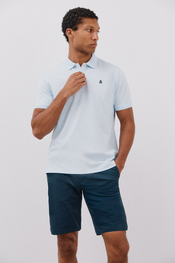 Cortefiel Bermuda chino Azul