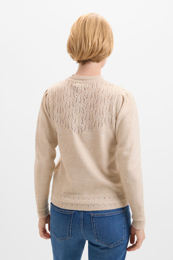 Cortefiel Camisola cintada ensopados Tostado