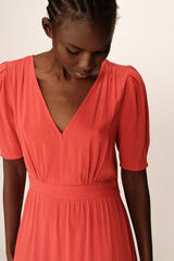 Grace & Mila Vestido longo regular fit Vermelho