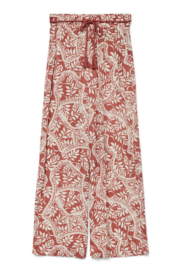 Vero Moda Curve Saia midi estampada plus size Vermelho