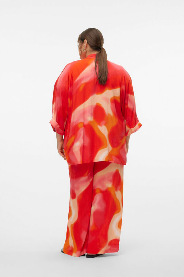 Vero Moda Curve Kimono manga 3/4 talla grande Naranja