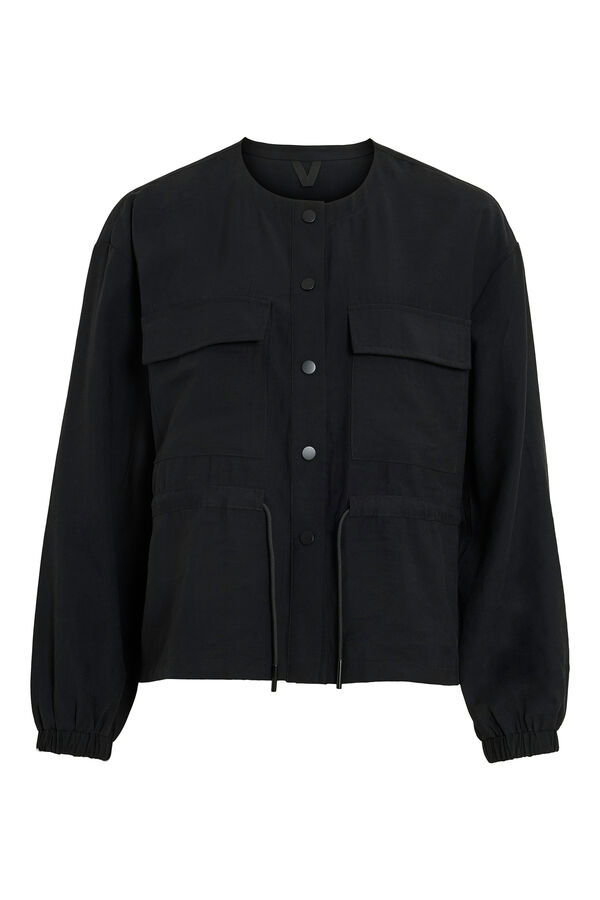 Vila Casaco safari abotoado Preto