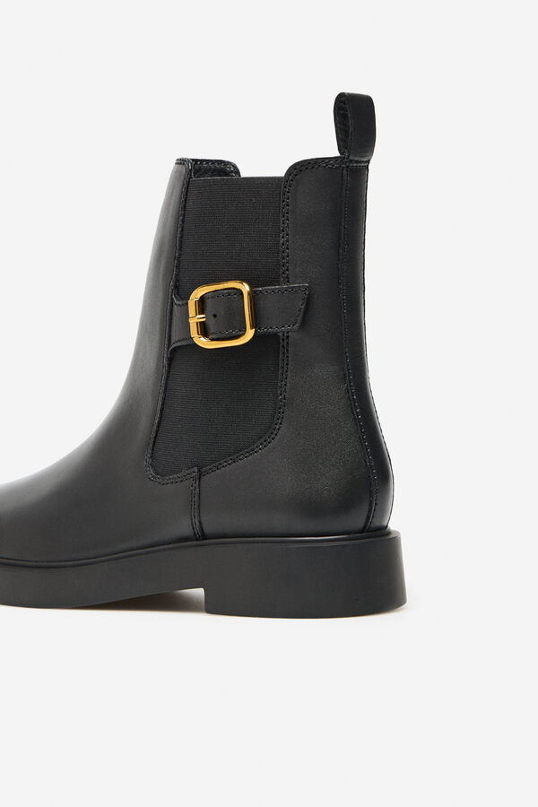 Cortefiel Bot&iacute;n chelsea hebilla Negro