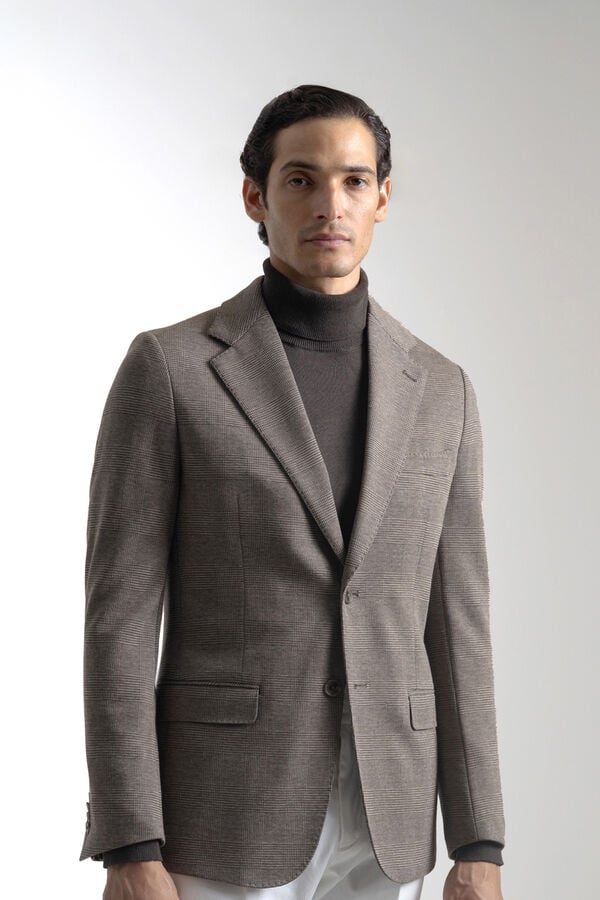 PuroEGO Americana slim cuadro gales Gris