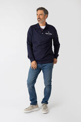 Privata Polo manga larga Azul marino