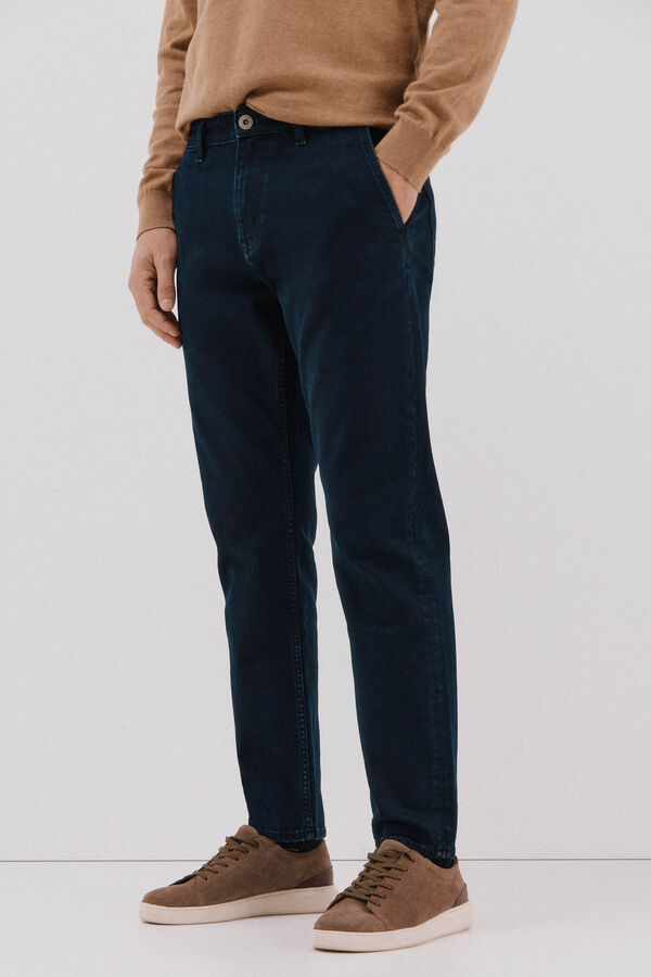 Cortefiel Pantal&oacute;n vaquero tapered fit Azul marino