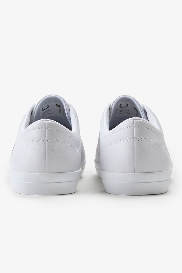 Fred Perry Sapatilhas Baseline pele Branco