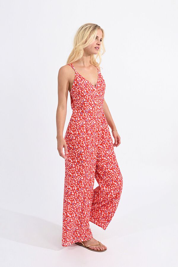 Molly Bracken Mono de mujer de doble tirante con estampado Multicolor