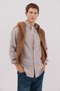 Cortefiel Camisa oxford cuadros