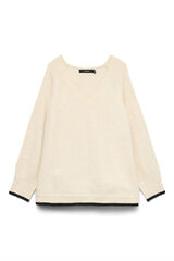 Vero Moda Curve Jersey de punto talla grande Gris