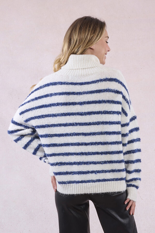 Molly Bracken Jersey de manga larga estampado rayas Multicolor