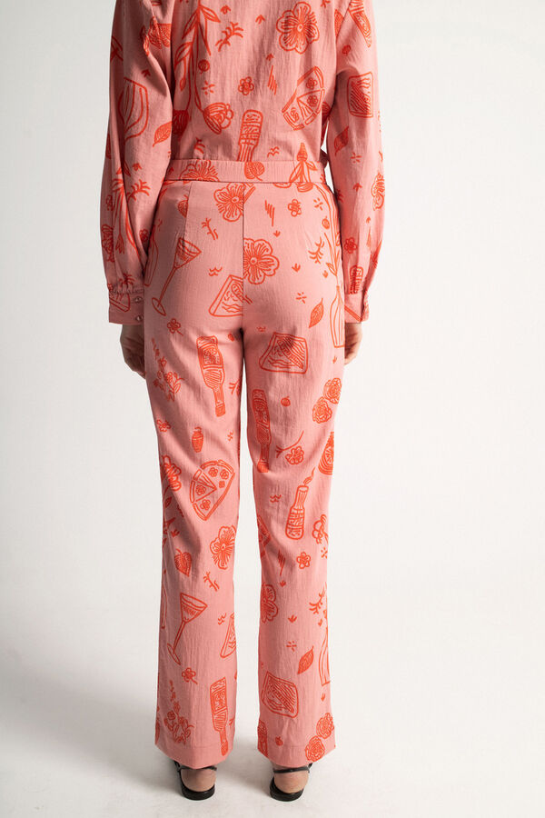 Object Calças estampadas Subiu