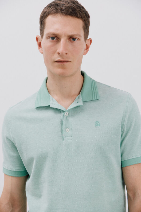 Cortefiel Polo oxford Verde