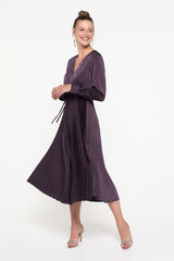 Vero Moda Vestido largo de manga larga Morado