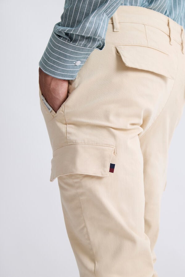 Williot Pantal&oacute;n Cargo Beige