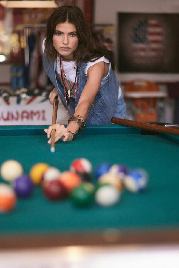 Slowlove Chaleco Denim Azul