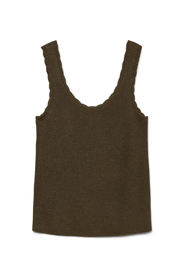 Vero Moda Top de tirantes con l&uacute;rex Verde