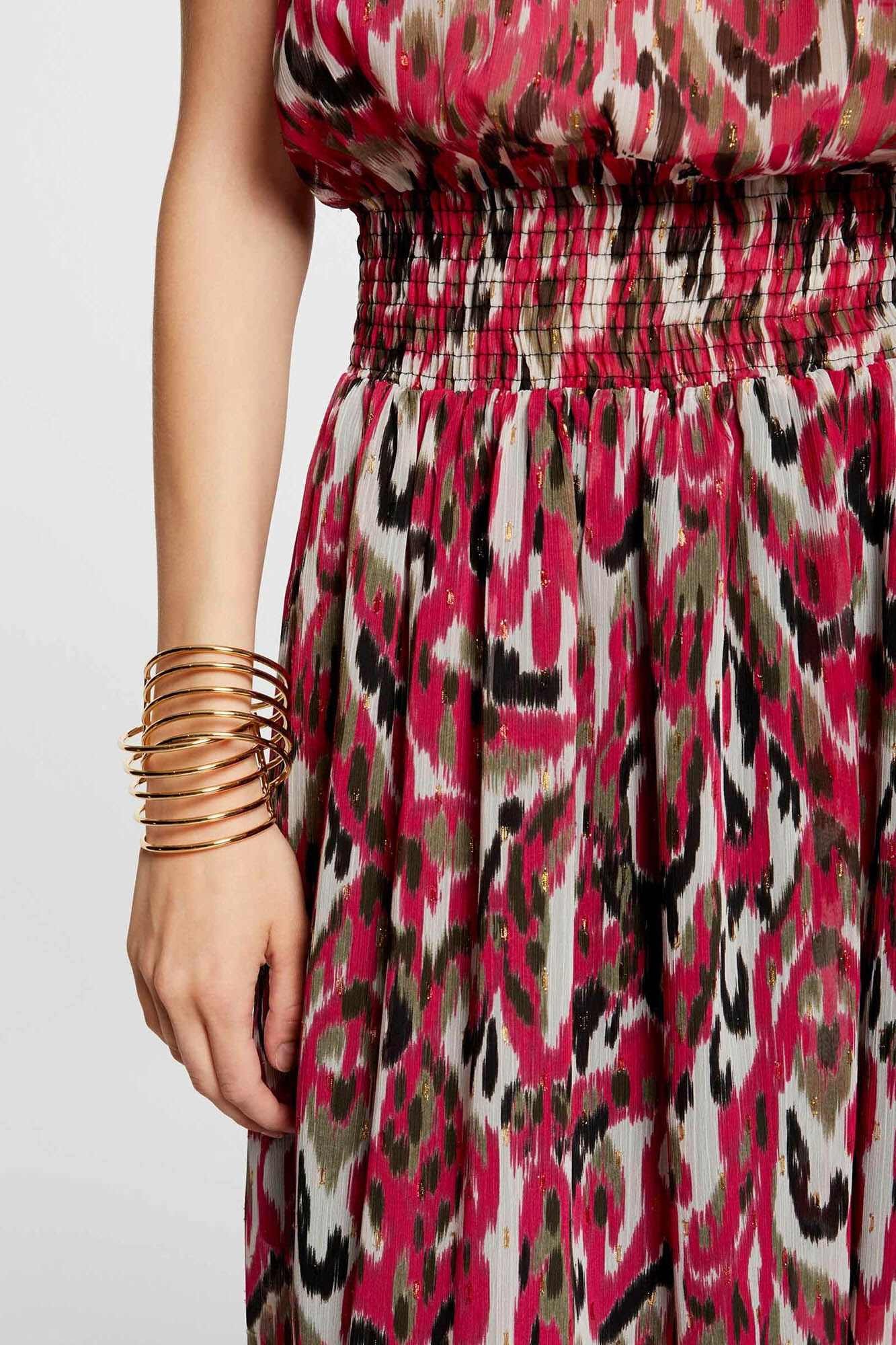 Morgan Vestido entallado estampado