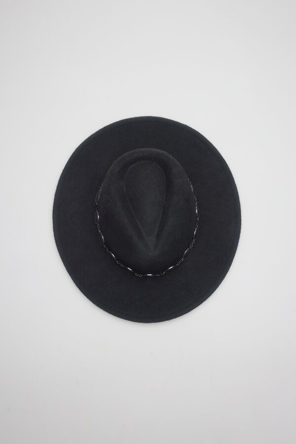 Cortefiel Sombrero cadena Negro