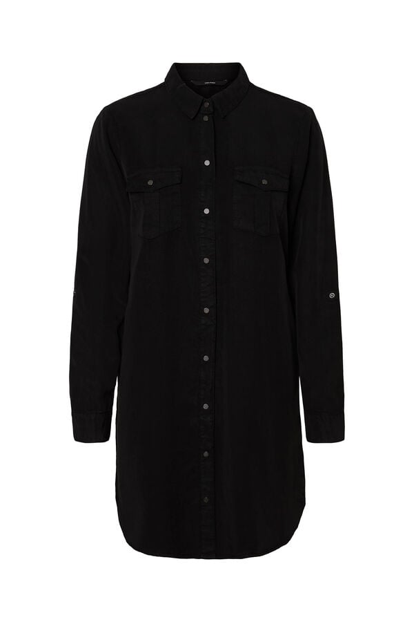 Vero Moda Vestido corto vaquero Negro