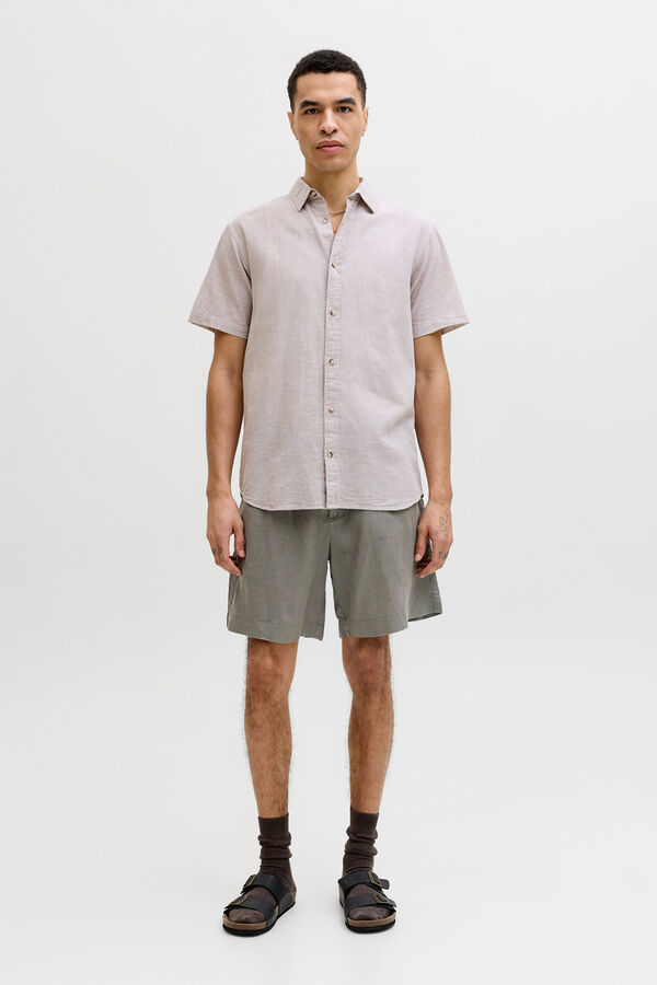 Jack & Jones Bermuda wide lino Kaki