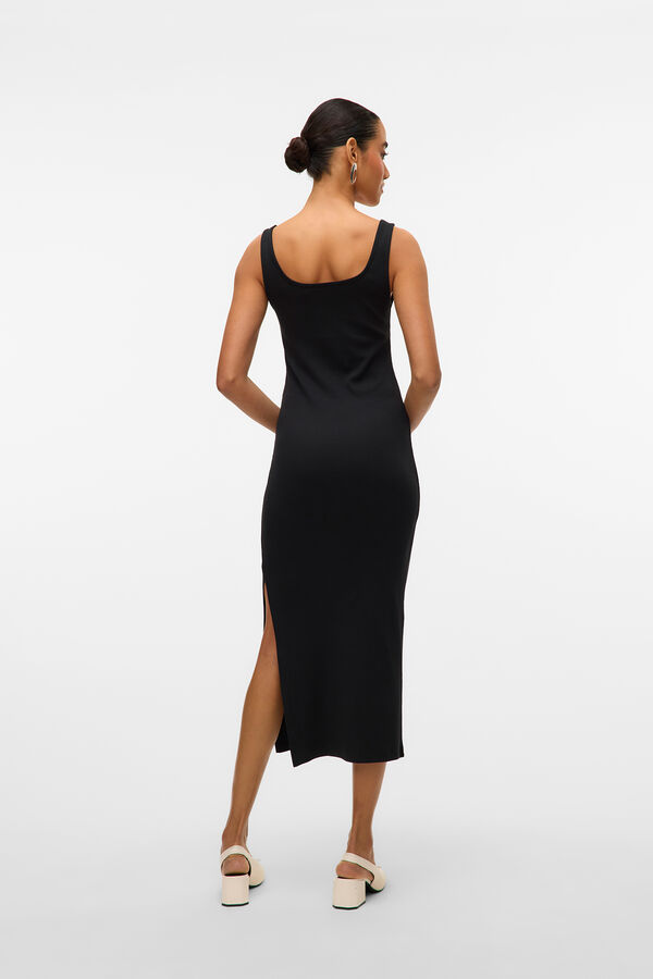 Vero Moda Vestido largo entallado Negro