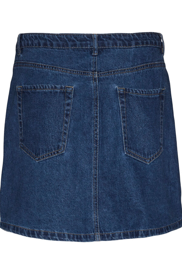 Vero Moda Falda corta vaquera Azul marino