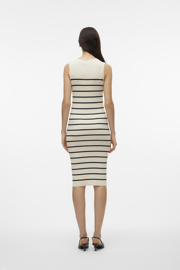 Vero Moda Vestido midi de malha  Cinzento