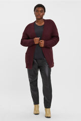 Vero Moda Curve C&aacute;rdigan b&aacute;sico de punto Curve Rojo