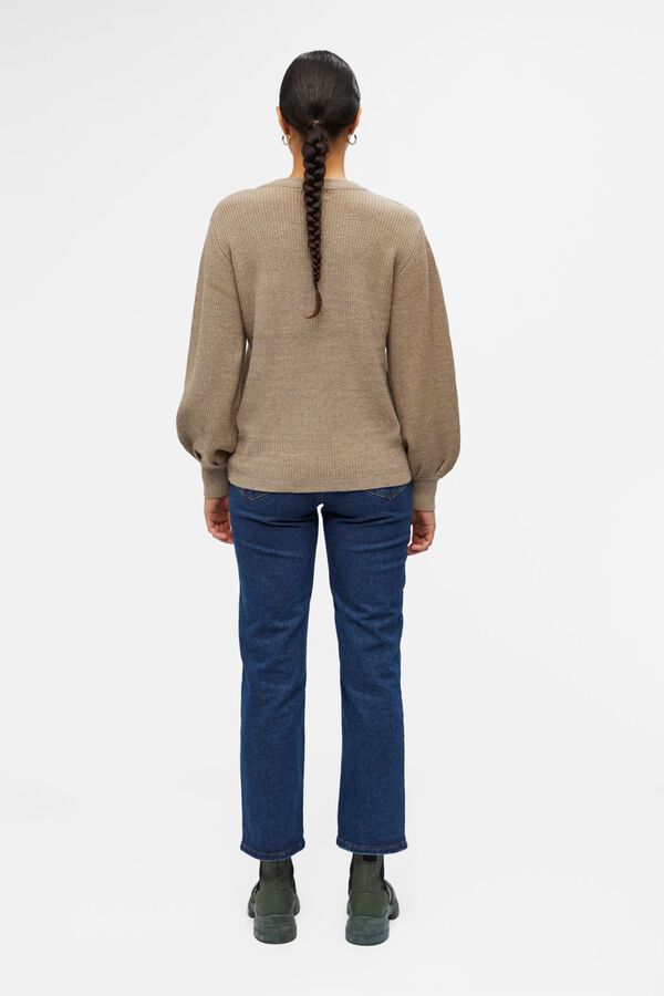 Object Camisola manga balão Cinzento